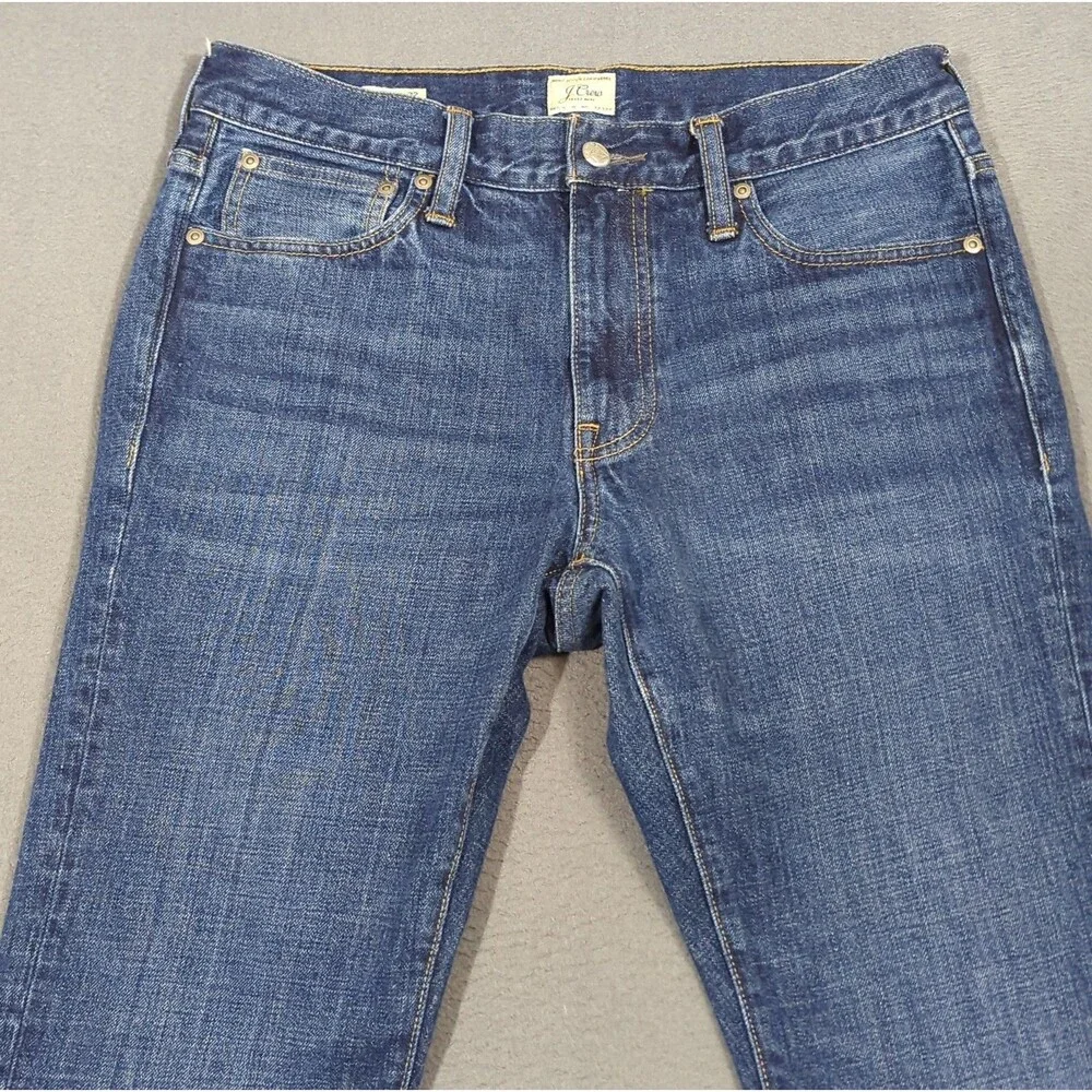 J.Crew Jeans Men's 31x32 Fits 32x30 Blue 484 Slim Fit Denim